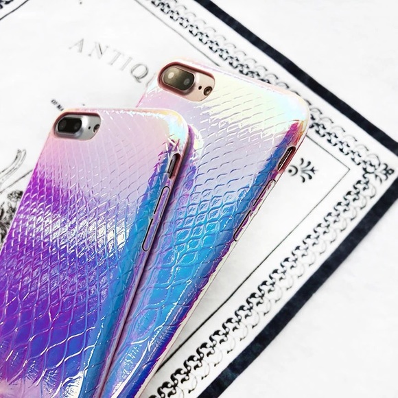 Accessories | Iphone 7788 Case Holographic Mermaid Scales | Poshmark